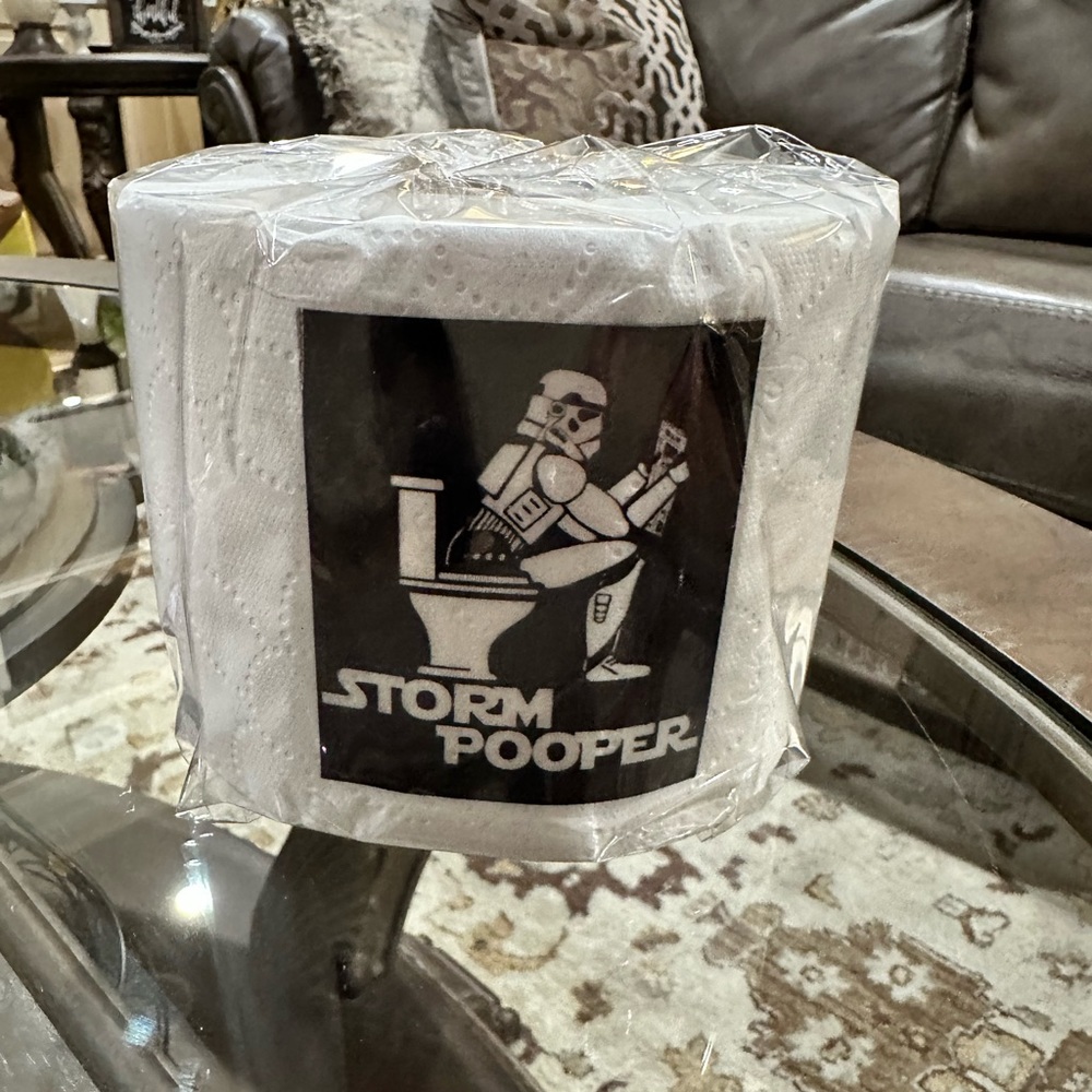 Star Wars Storm Trooper Gag Gift Bath Tissue